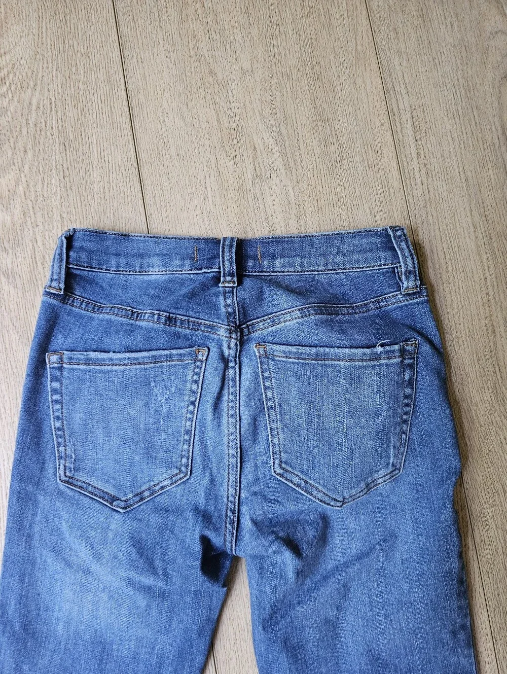 Free People Great Heights Frayed Skinny Jeans